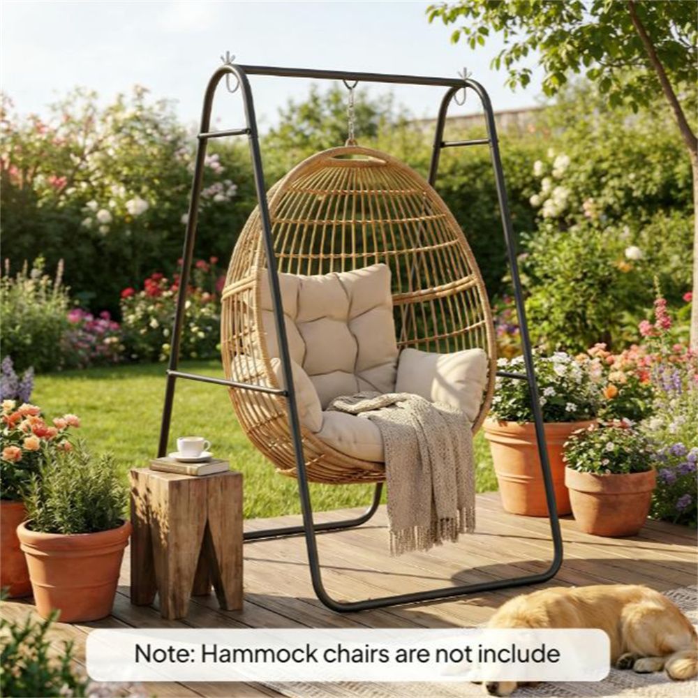 Stylish Hammock Frame Swing Chair - Durable Hanging Stand for Relaxation