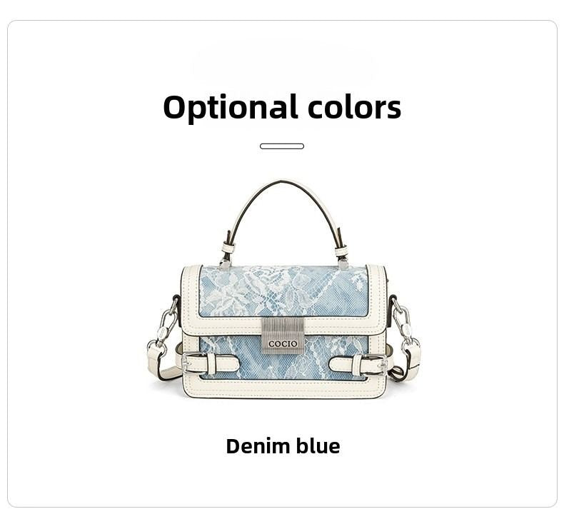 New glacier blue pillow bag this year's popular models of large-capacity fashion leisure women's bags