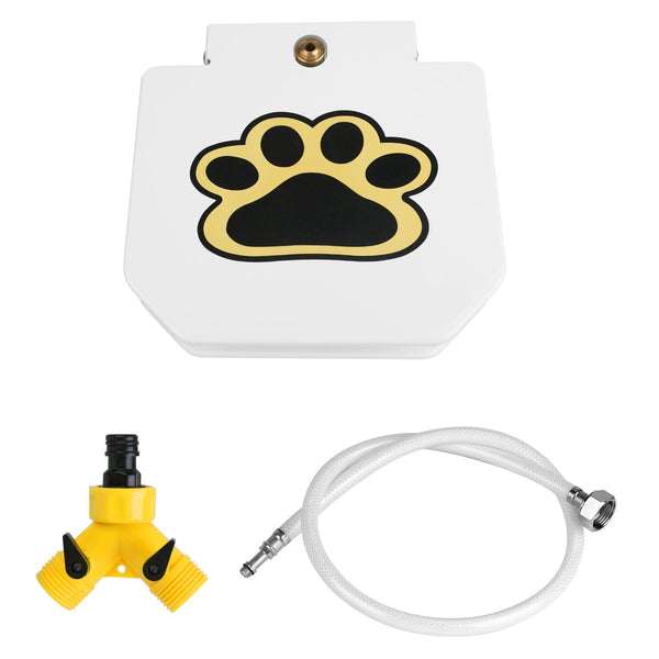 Outdoor Dog Water Fountain Step-On Activated Pet Water Dispenser