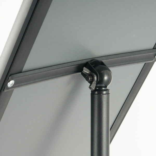 Pedestal Sign Holder, 11 x 17 Inch Vertical and Horizontal Adjustable Poster Stand