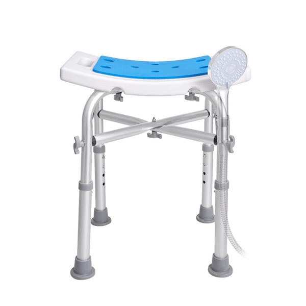 Shower Chair Adjustable Height Non-Slip Bath Stool 500 lbs
