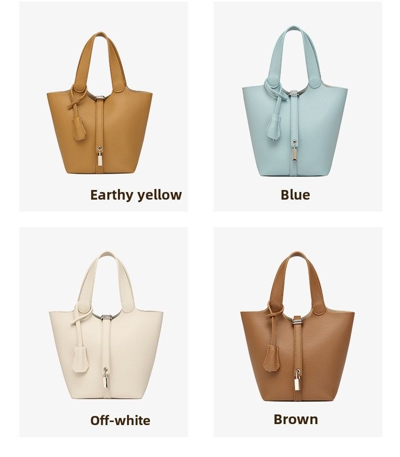 Bucket bag niche design vegetable basket women's bag senior sense small handbag fashion commuter crossbody bag texture bag