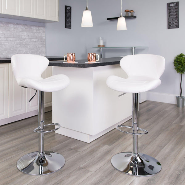 Set of Modern Adjustable Barstool