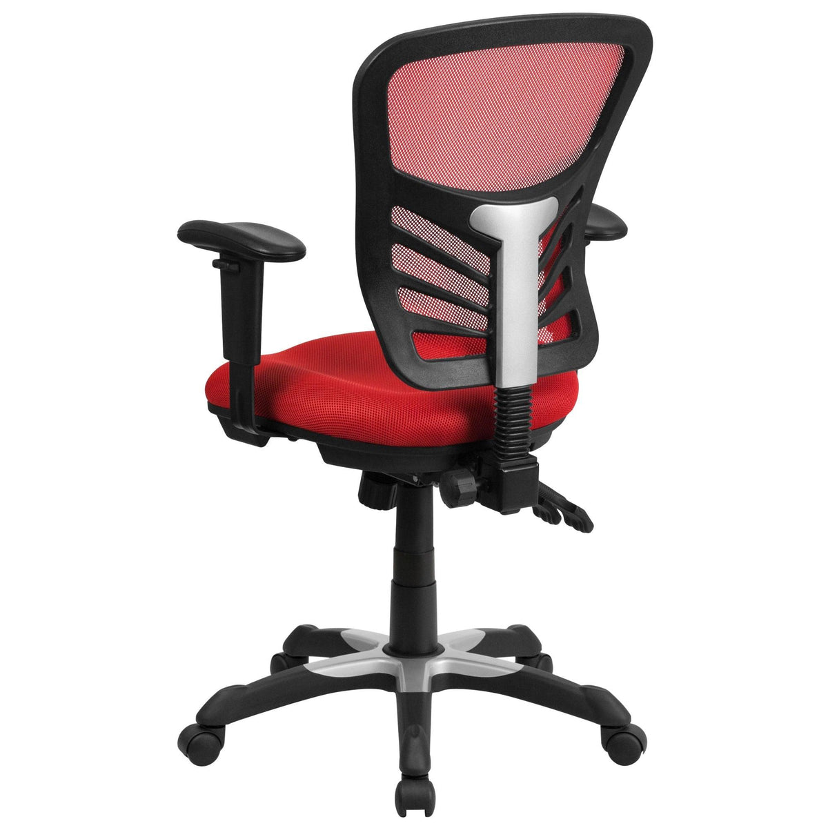 Mid-Back Mesh Swivel Office Chair with Adjustable Arms