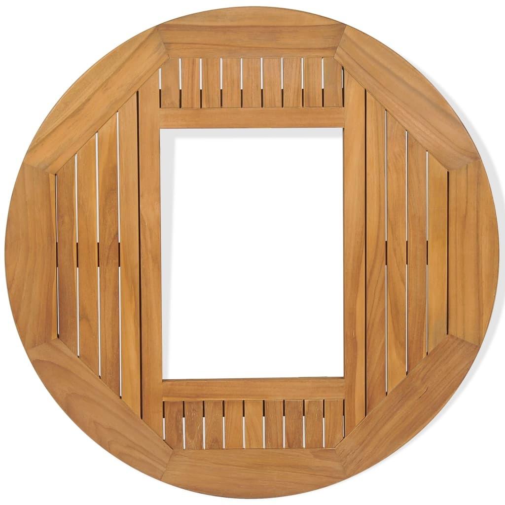 Beer Crate Tabletop Teak 27.6