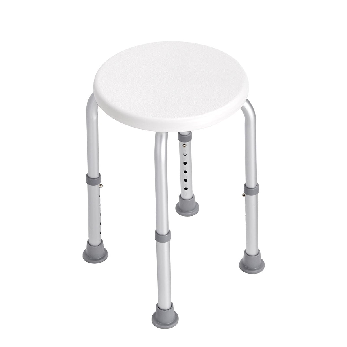 Adjustable Shower Stool Non-Slip Bath Seat 300 lb Capacity