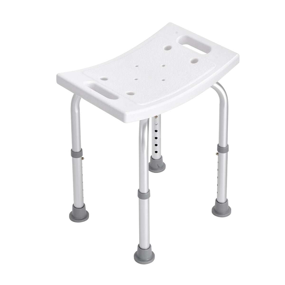 Shower Chair Adjustable Height Non-Slip Stool w/ Handles 350 lbs