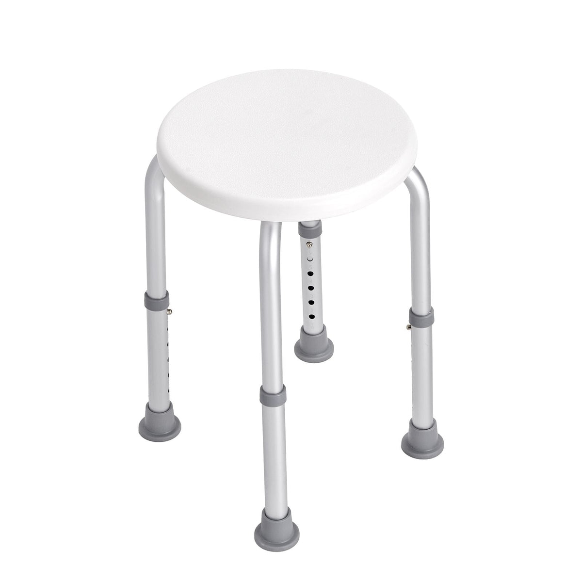 Adjustable Shower Stool Non-Slip Bath Seat 300 lb Capacity