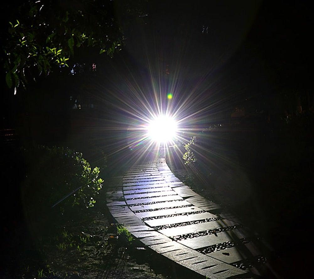 Dual Power LED Flashlight With Pure Beam Slide Focus Waterproof Rechargeable LED USB Telescopic Zoom Portable Flashlight For Night Lighting Night Riding Camping High-Powered Flash Lights