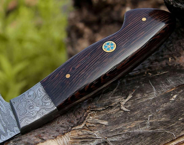 Duece Custom Chef Knife with Exotic Wenge Wood Handle - Gifts for You 'n Me