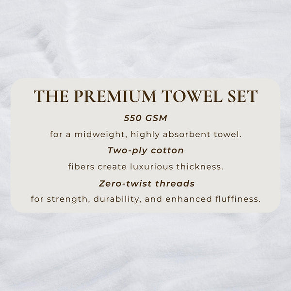 Luxury Cotton Towels - Karina Collection
