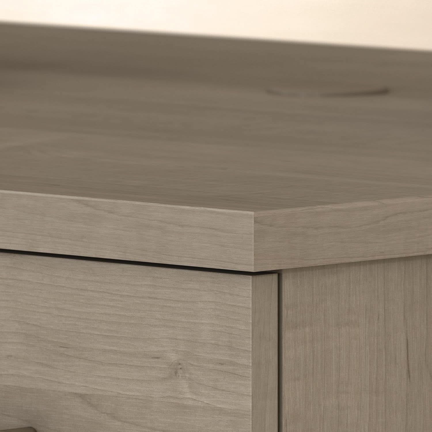 Durable 60W Office Desk with Drawers in Gray