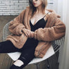 Durable Autumn Winter Faux Fur Coat For Women Casual Warm Soft Zipper Fur Jacket Plush Overcoat Pocket Plus Size Teddy Coat For Female