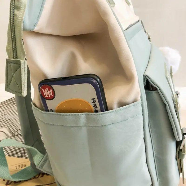 Durable Backpacks for School Teenagers Girls Designer Patchwork Bagpack With Cute Ring Bag For Travel, Laptop, Backpack Women Notebook