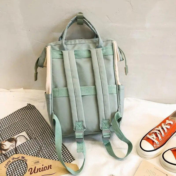 Durable Backpacks for School Teenagers Girls Designer Patchwork Bagpack With Cute Ring Bag For Travel, Laptop, Backpack Women Notebook