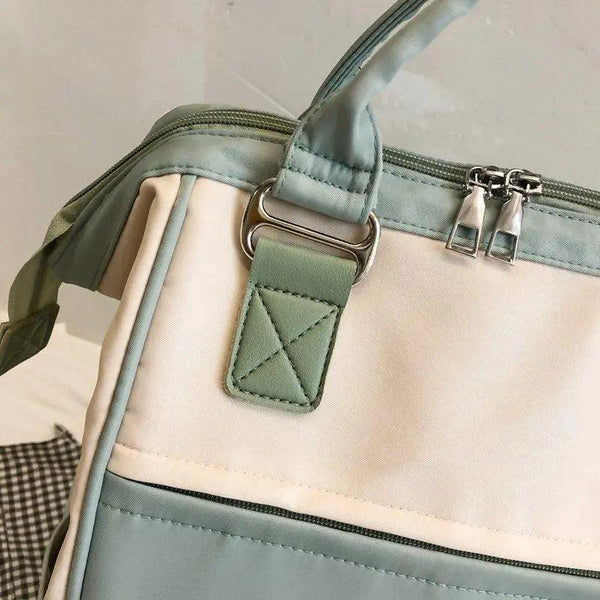 Durable Backpacks for School Teenagers Girls Designer Patchwork Bagpack With Cute Ring Bag For Travel, Laptop, Backpack Women Notebook