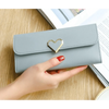 Durable Purses Luxury Love Heart Wallets For Ladies And Girls Smart Money Pocket, Card Holder Female Wallets And Phone Clutch Bag