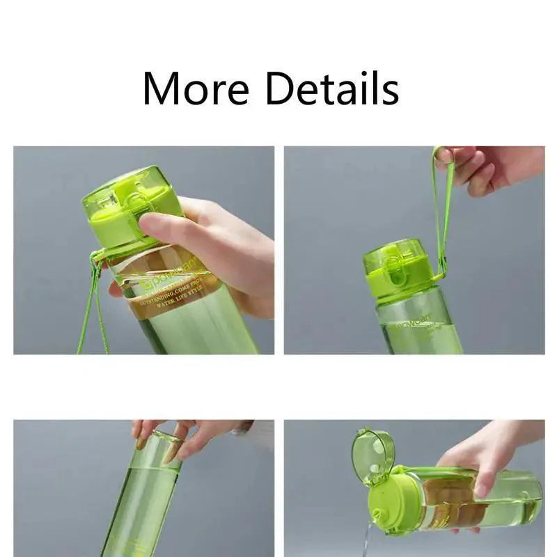 Durable Sports Cup Couple Water Cup Plastic Portable Drink Bottle Tarvel Outdoor Rope Water Bottle Juice Milk Cup Kitchen Water Cup