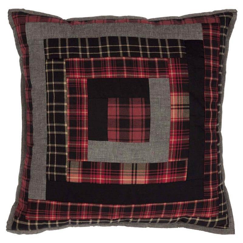 Durango Plaid Patchwork Pillow - Gifts for You 'n Me