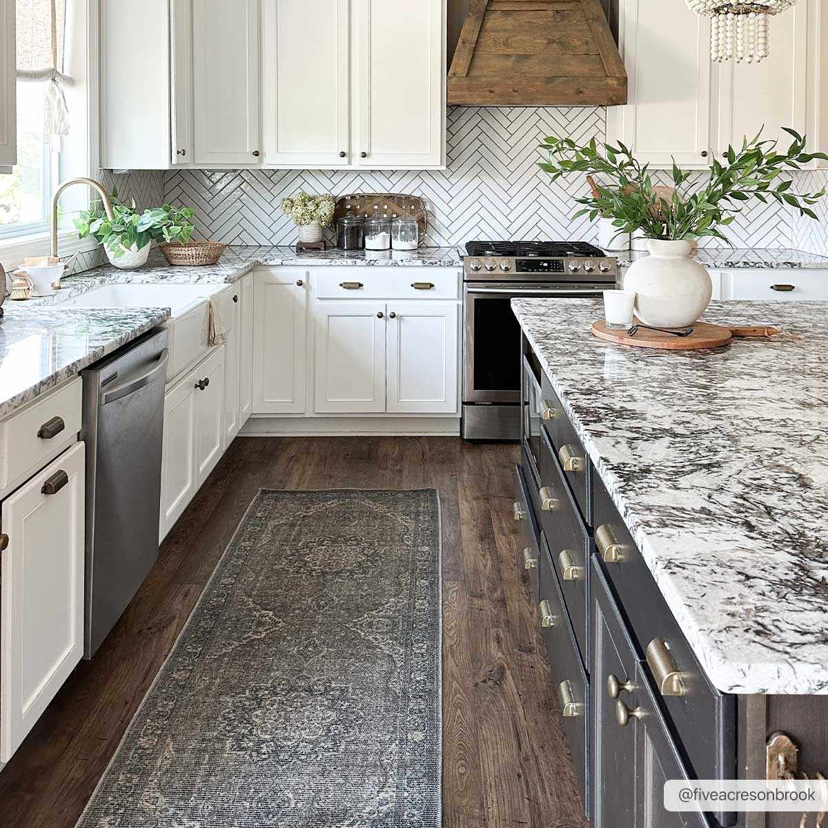 Greenpoint Dusty Blue Washable Rug