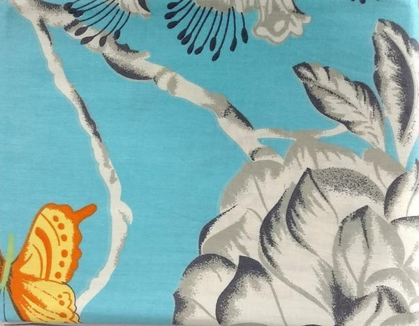 Tache Cotton Butterfly Wonderland  Foral Colorful Cotton Blue Girly Duvet Set