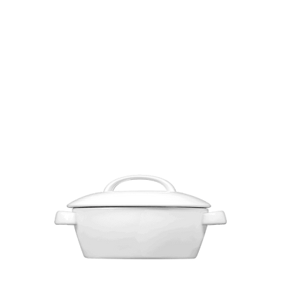 Corby Hall Duo Mini Casserole | Catalog Number: 010 1392 | Dimensions: 5 1/4 x 2 in (13 cm) 16 fl oz (473 ml)