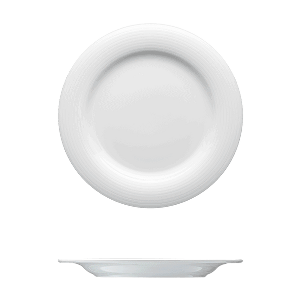 Corby Hall Duo Round Plate | Catalog Number: 010 0040 | Dimensions: 7 in (18 cm)