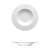 Corby Hall Ecos Deep Round Plate | Catalog Number: 046 0025 | Dimensions: 9 7/8 in (25 cm) 10 fl oz (295 ml)