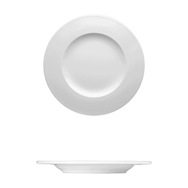 Corby Hall Ecos Round Plate | Catalog Number: 046 0020 | Dimensions: 9 1/2 in (24 cm)