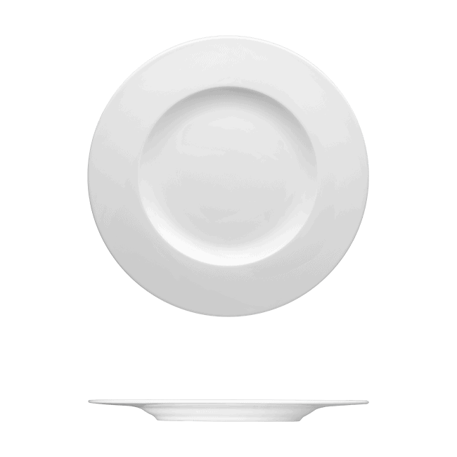 Corby Hall Raio Round Plate Catalog Number: 051 0016 | Dimensions: 10 5/8 in (27cm)