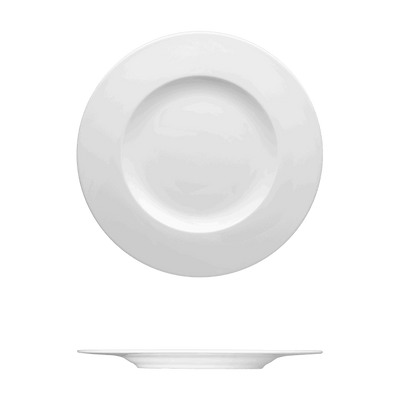 Corby Hall Raio Round Plate Catalog Number: 051 0020 | Dimensions: 9 1/2 in (24 cm)