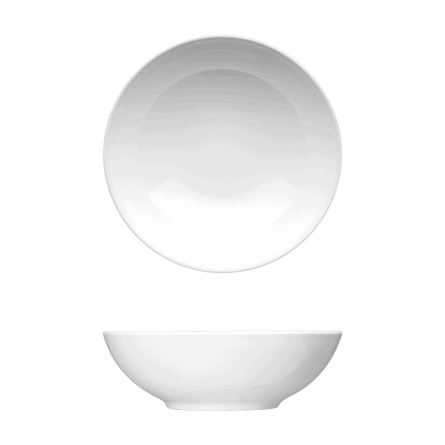 Corby Hall Saturno Coupe Deep Plate | Catalog Number: 047 0023 | Dimensions: 6 in (15 cm) 10 fl oz (296 ml)