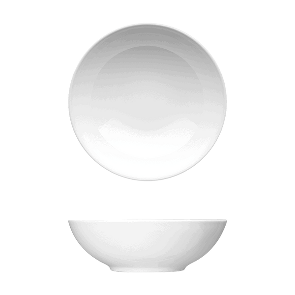 Corby Hall Saturno Coupe Deep Plate | Catalog Number: 047 0023 | Dimensions: 6 in (15 cm) 10 fl oz (296 ml)