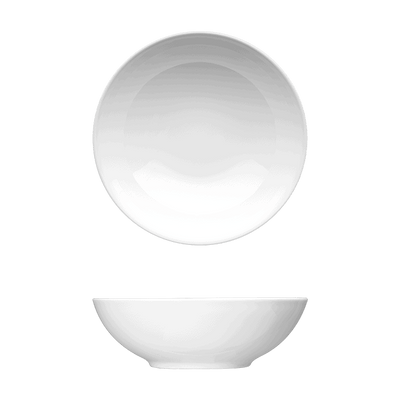 Corby Hall Saturno Coupe Deep Plate | Catalog Number: 047 0035 | Dimensions: 7 in (18 cm) 24 fl oz (710 ml)