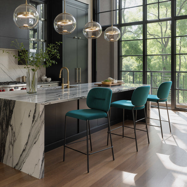 Plat Counter Stool (Set of 2) Green