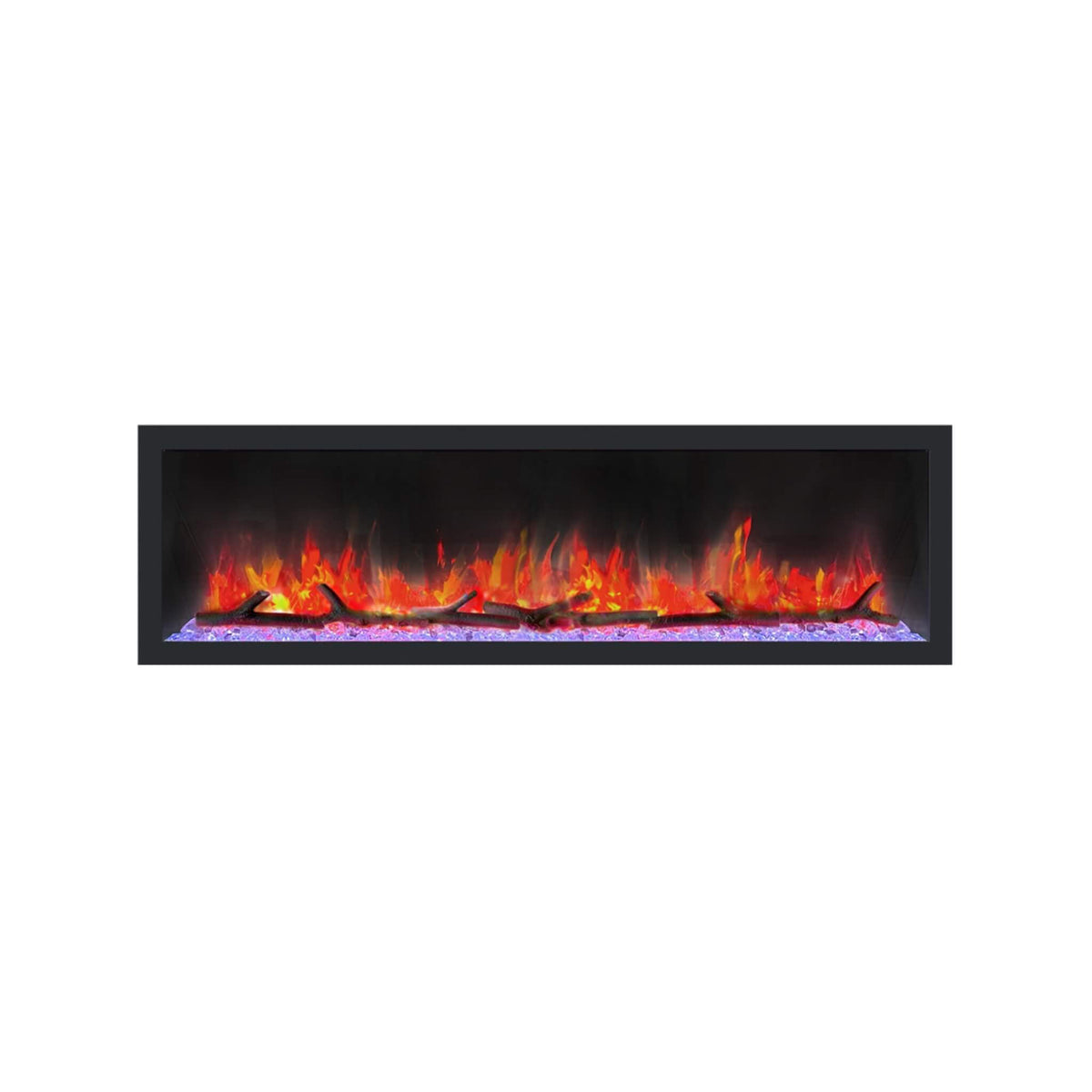 Dynasty Cascade 64-Inch Smart Linear Electric Fireplace With Front Facing Heater [DY-BTX64] (SAK15932)
