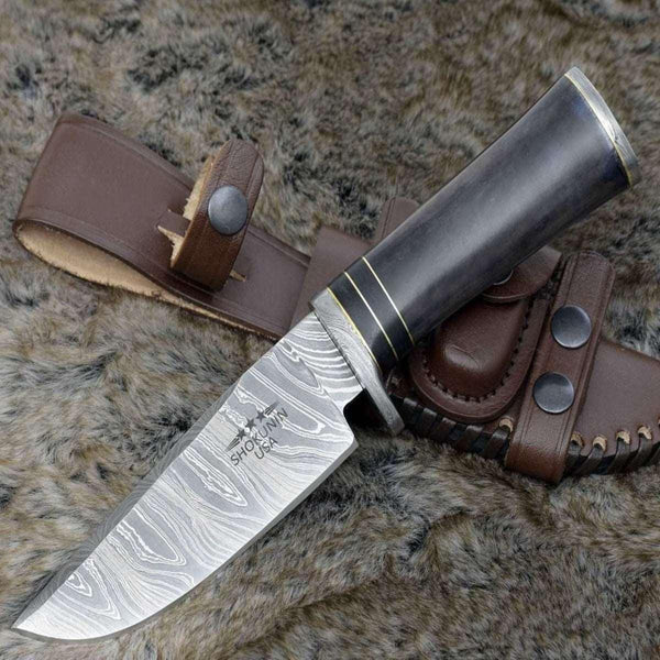 Dynasty Damascus Knife with Bone Handle - Gifts for You 'n Me