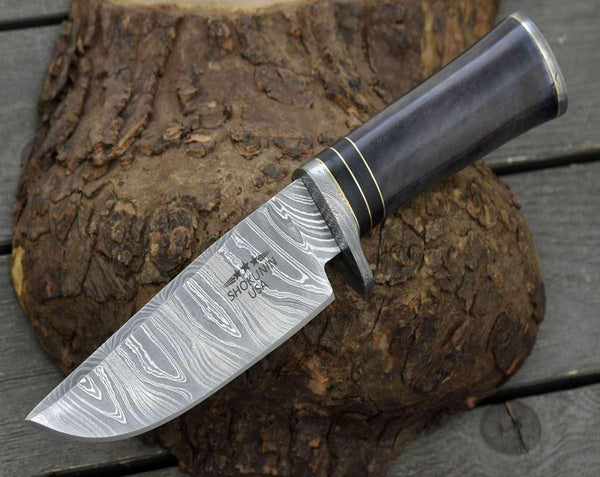 Dynasty Damascus Knife with Bone Handle - Gifts for You 'n Me