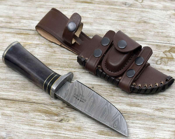 Dynasty Damascus Knife with Bone Handle - Gifts for You 'n Me