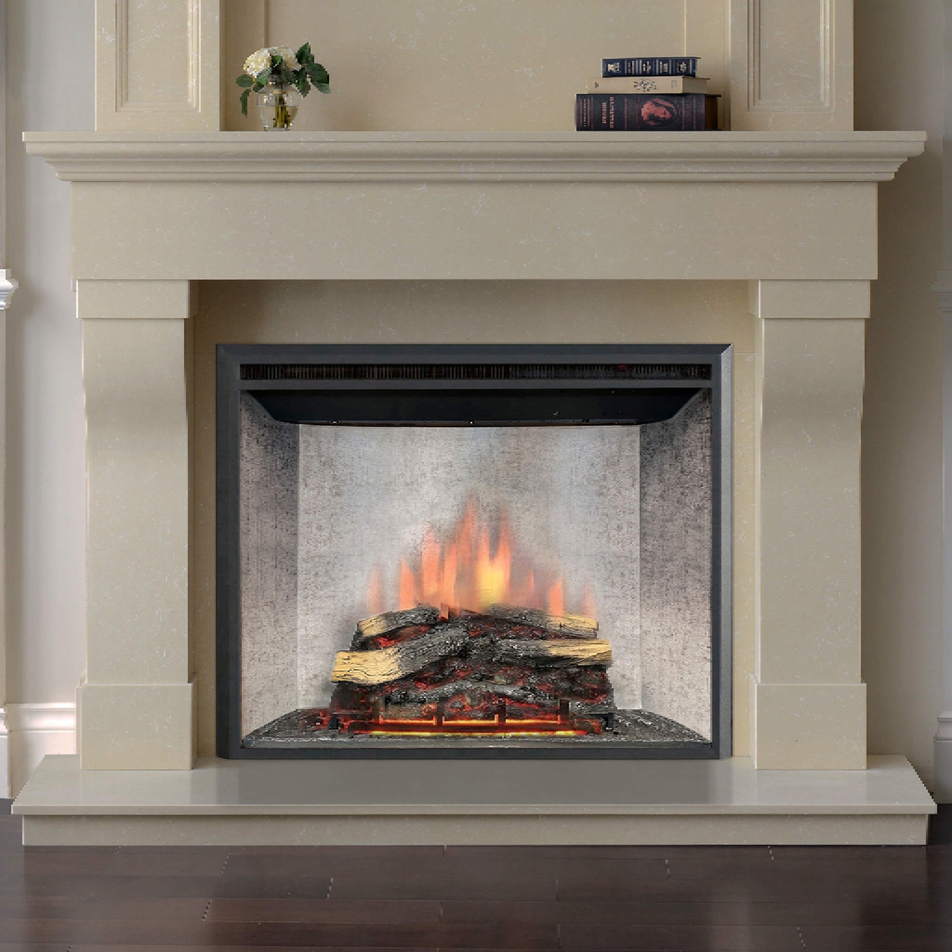 Dynasty Presto 40-Inch Built-In Electric Firebox Insert With Adjustable Flame Settings [DY-FI40D] (SAK40157)
