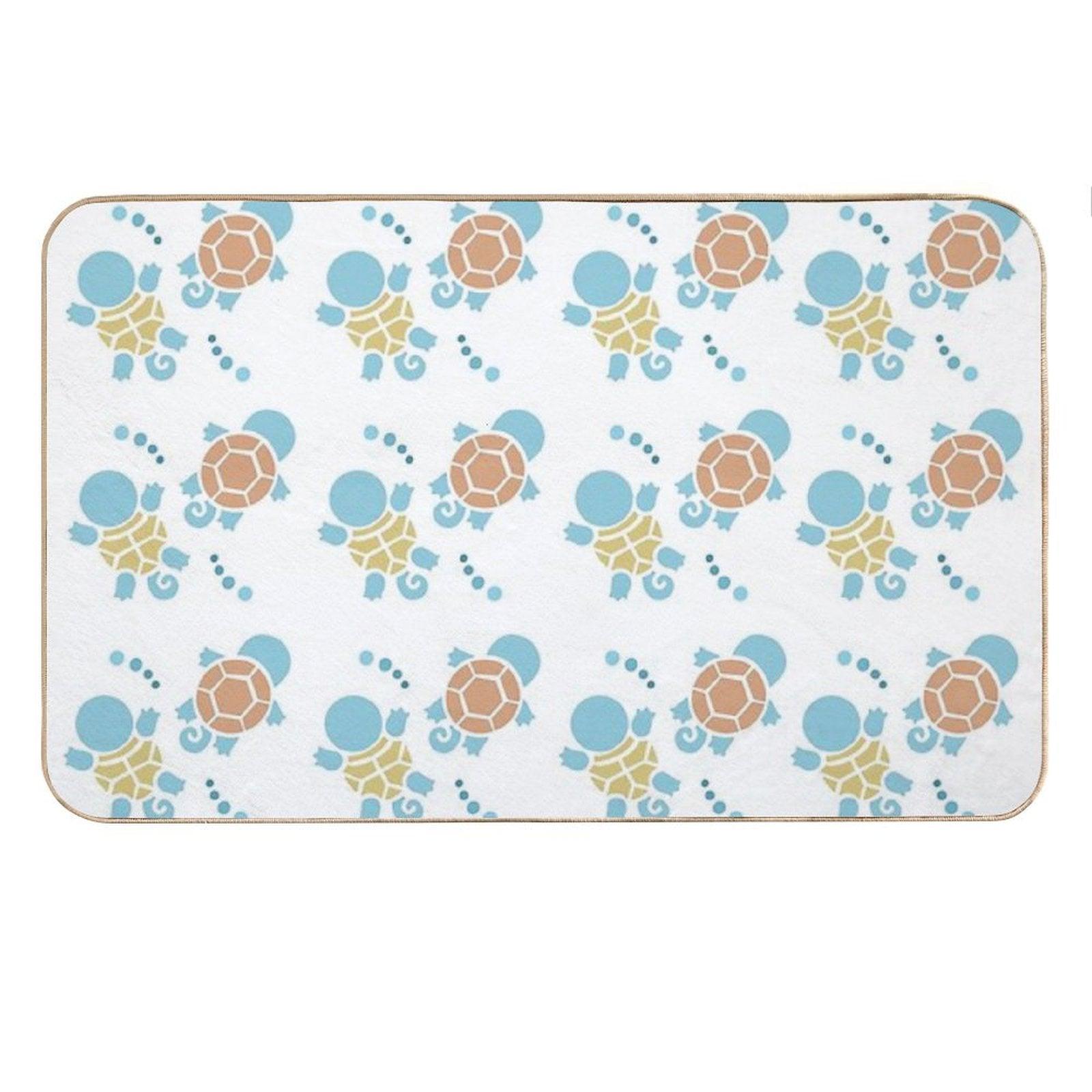 Poke Tiny Turtles Bath Mat