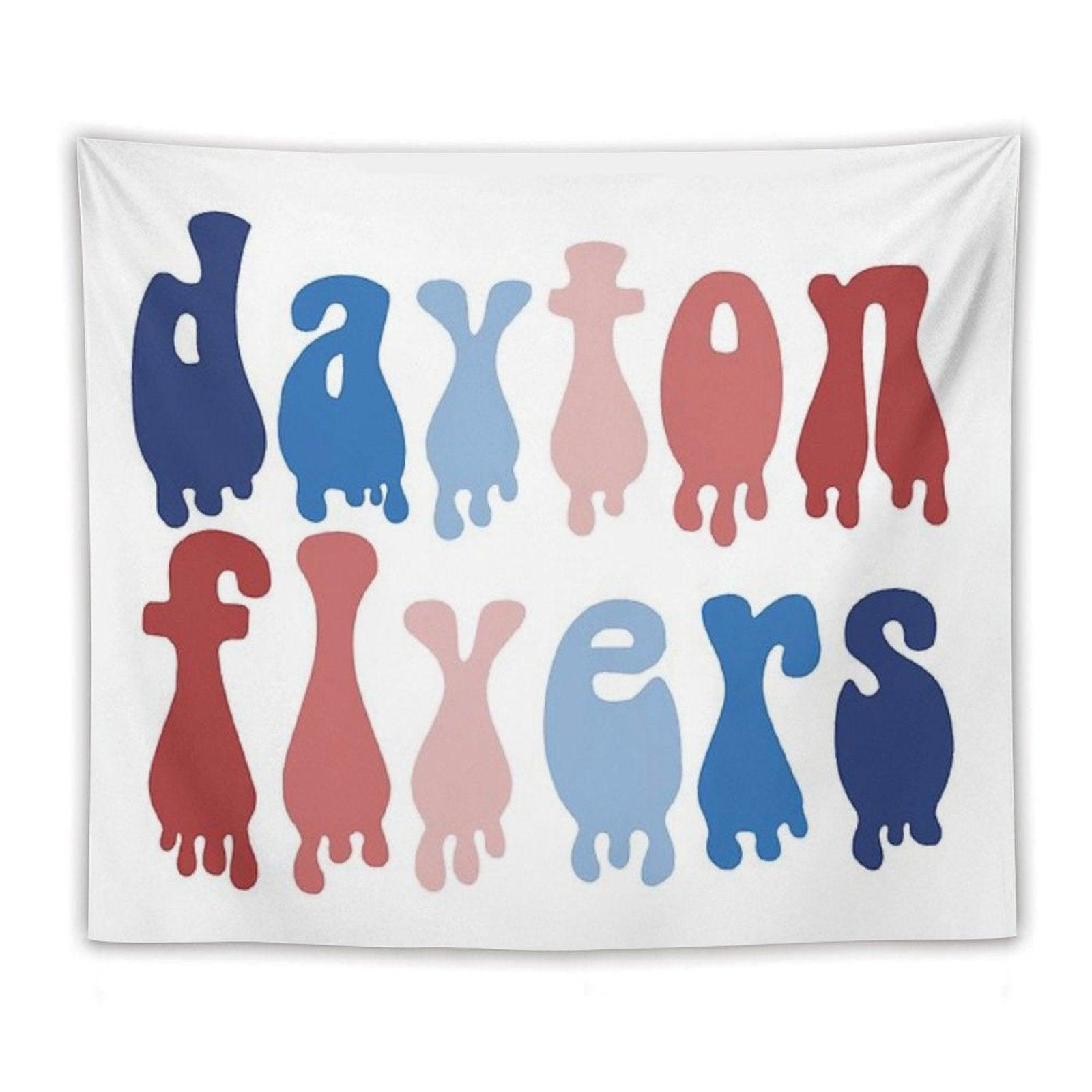 Dayton Flyers Drip Tapestry