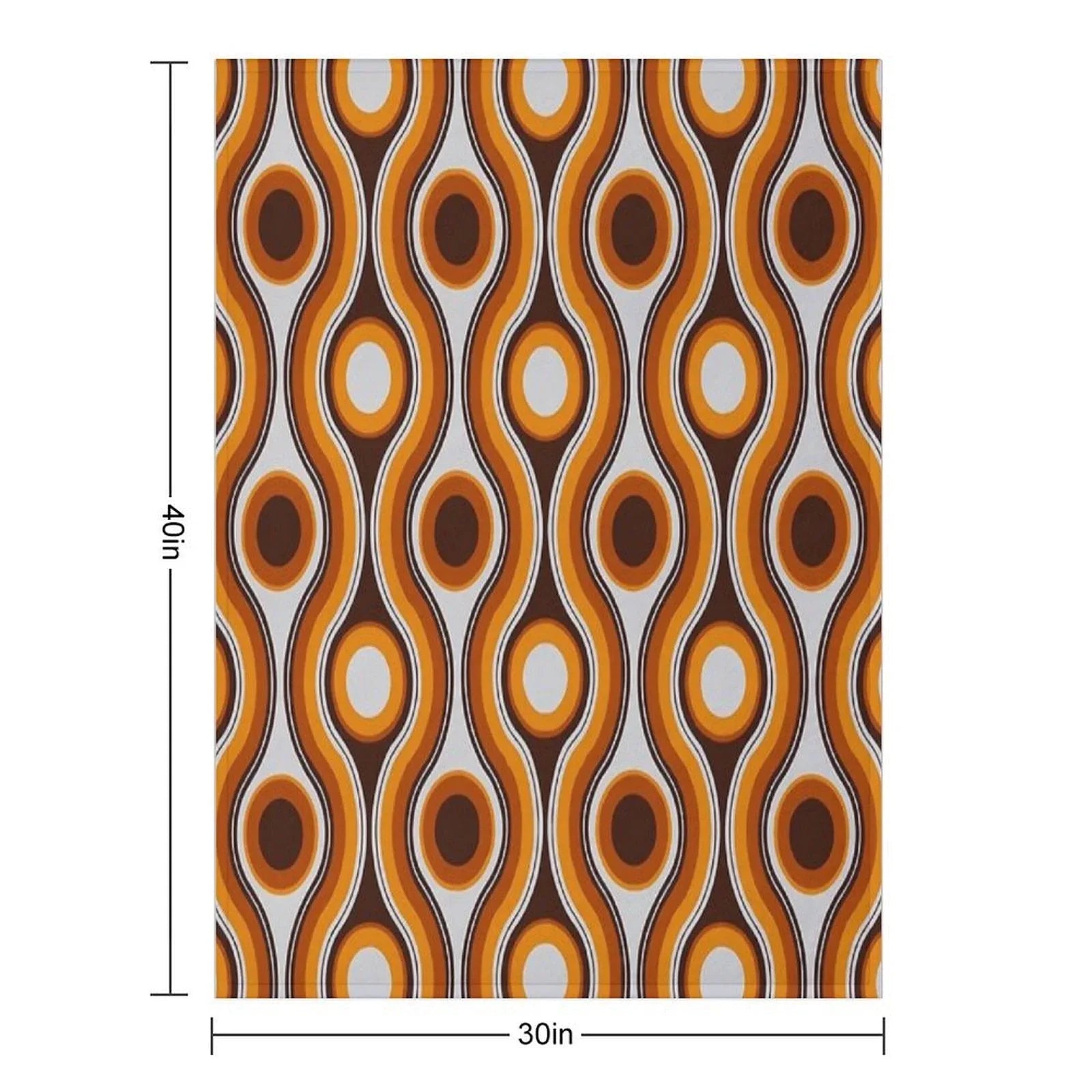 Older Patterns ~ Bridges 70s Throw Blanket