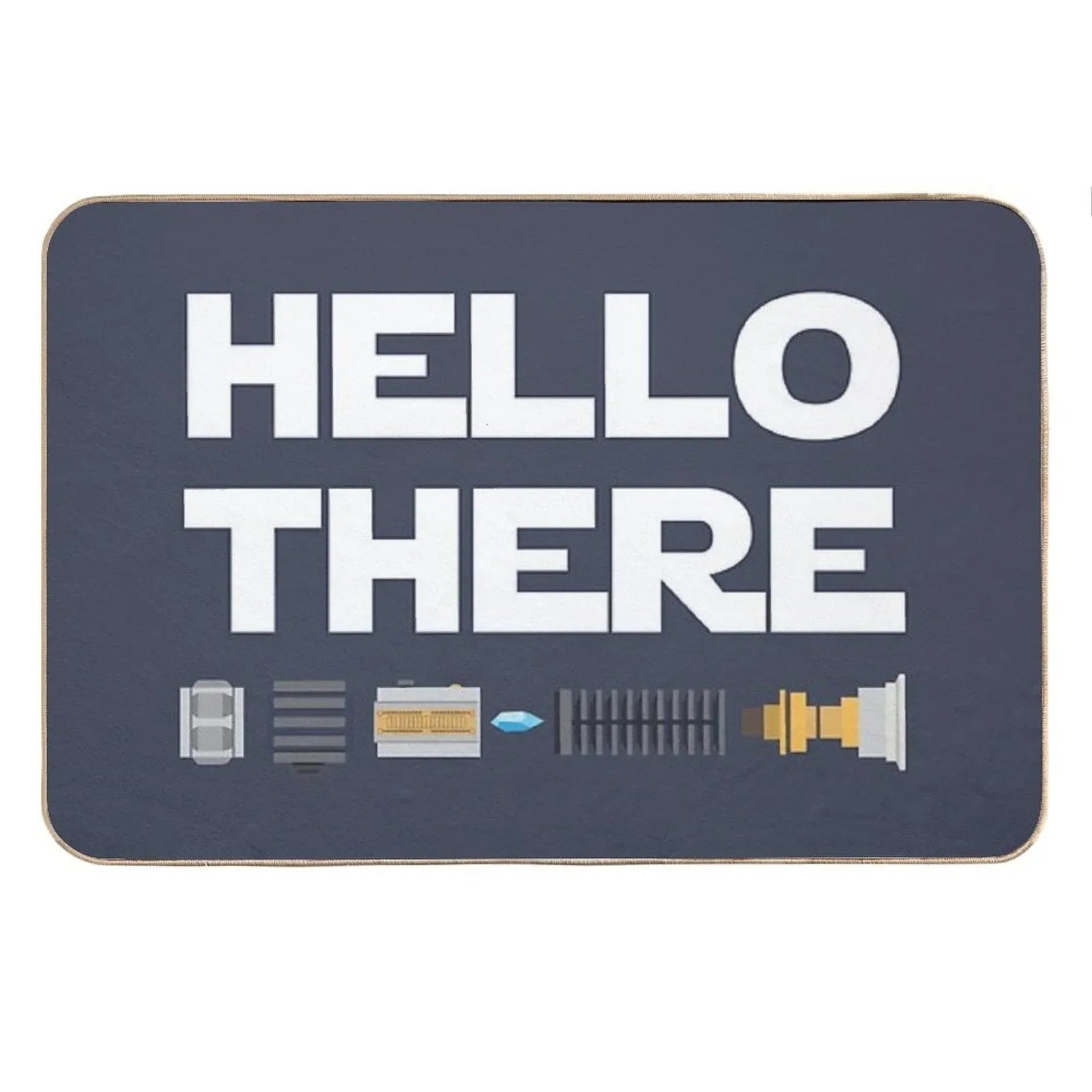 Hello There Bath Mat