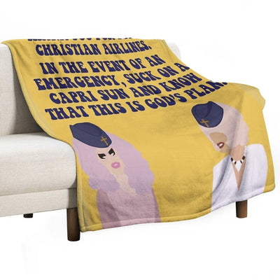 Trixie And Katya Christian Airlines Durable Throw Blanket