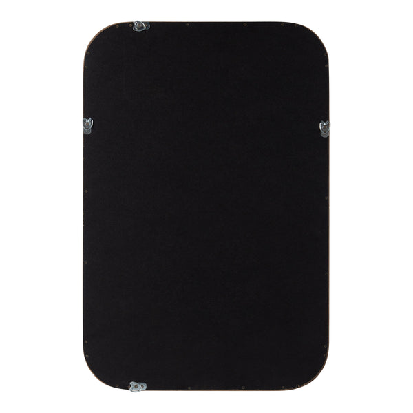 Hutton Wood Framed Radius Rectangle Mirror