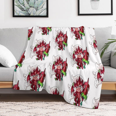 Pitaya Dragon Cookie Wrinkle-free Throw Blanket