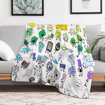 BFB And TPOT Full Cast Throw Blanket