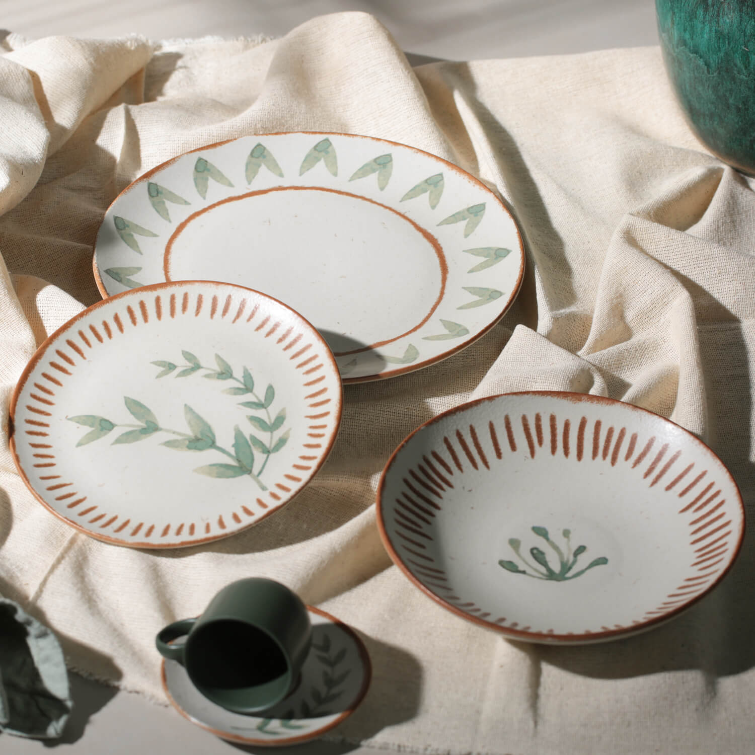Coffee Cup & Saucer Set of 6