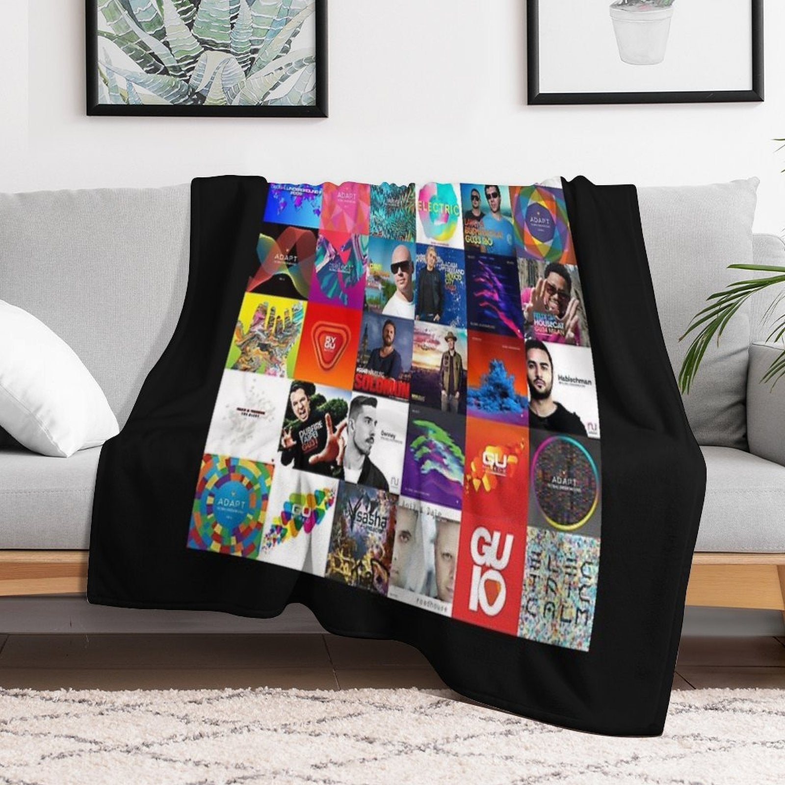 All Global Underground Discography Quick-dry Throw Blanket